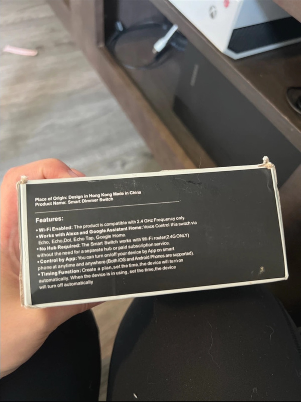 Smart Dimmer Switch - White - Compatible Wi‑Fi Control - Picture 3 of 3